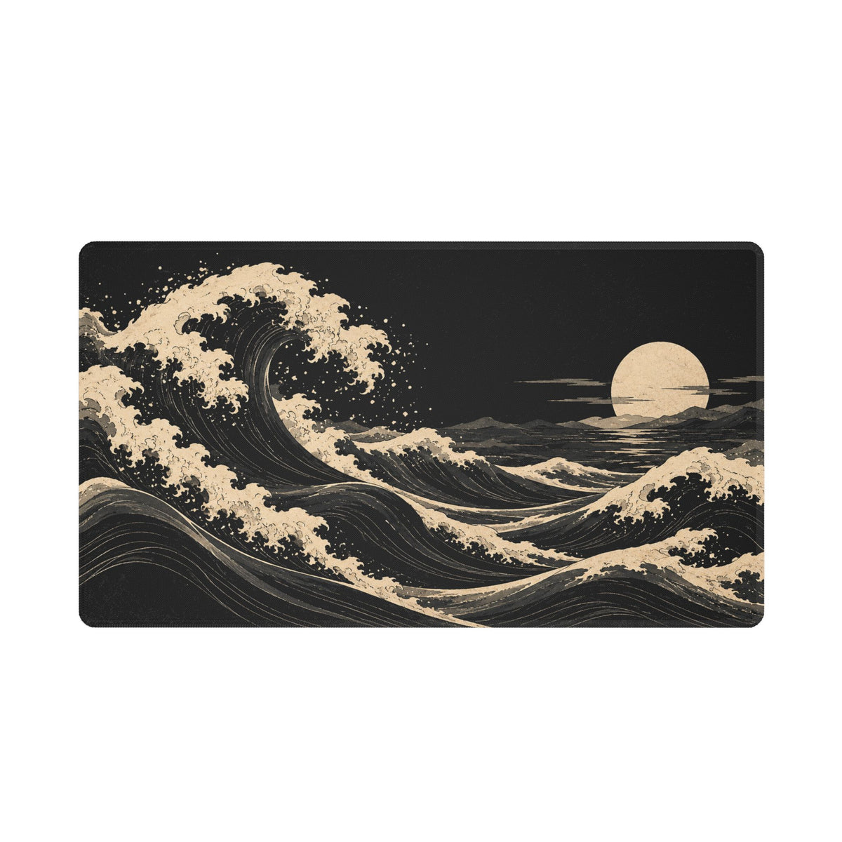 Kuro Wave | Japanese-Inspired Mousepad & Desk Mat